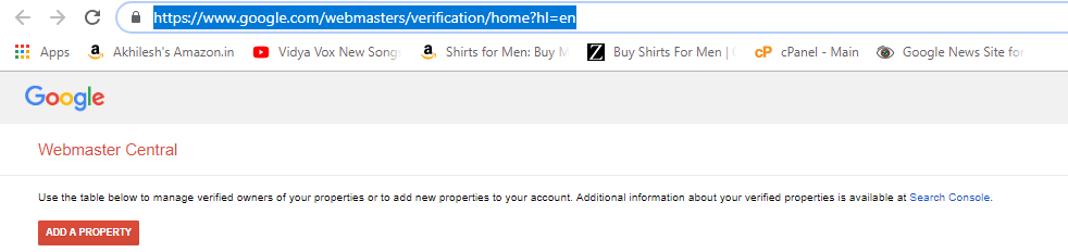 How To Verify Google Webmaster Tool