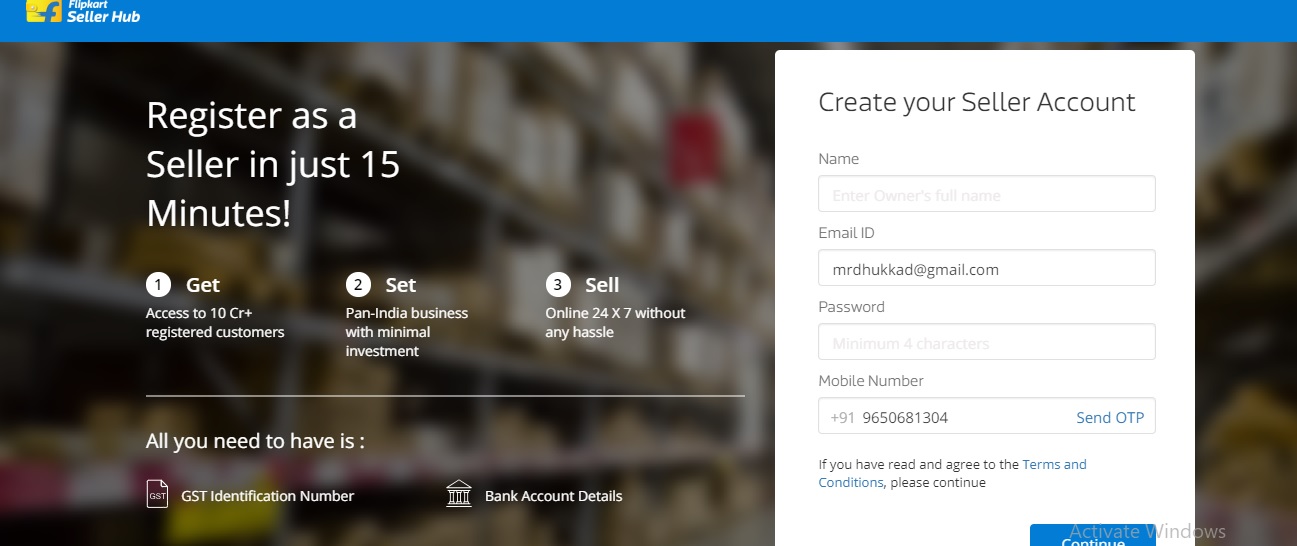 Best Way To Create Flipkart Seller Account