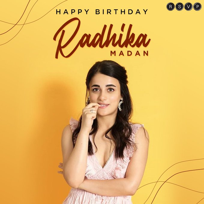RADHIKA MADAN HAPPY BIRTHDAY